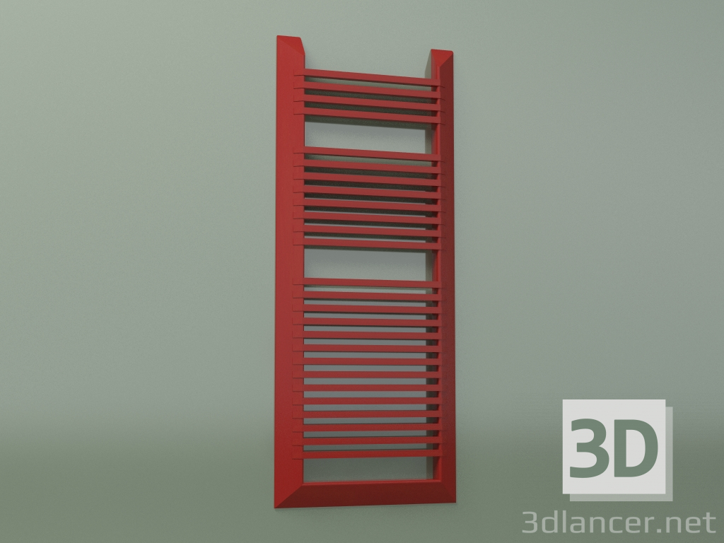 3D modeli Havluluk EVO (1441x588, Kırmızı - RAL 3000) - önizleme