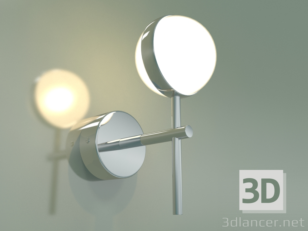 3D modeli Duvar LED lambası 90173-1 (krom) - önizleme