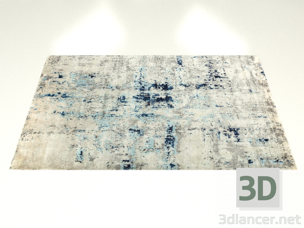 3d модель Вузликовий килим, дизайн Finlandia – превью