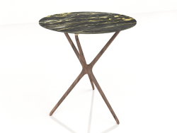 High coffee table Croix De Dois (wooden legs)