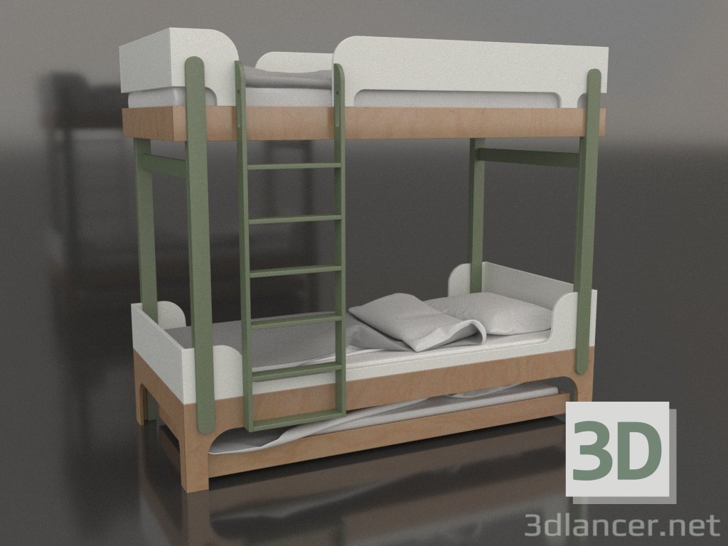 3 डी मॉडल चारपाई बिस्तर ट्यून यू (UGTUA2) - पूर्वावलोकन
