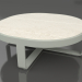 modèle 3D Table basse ronde Ø90 (DEKTON Danae, Gris ciment) - preview