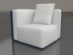 Sofa module, section 6 (Grey blue)