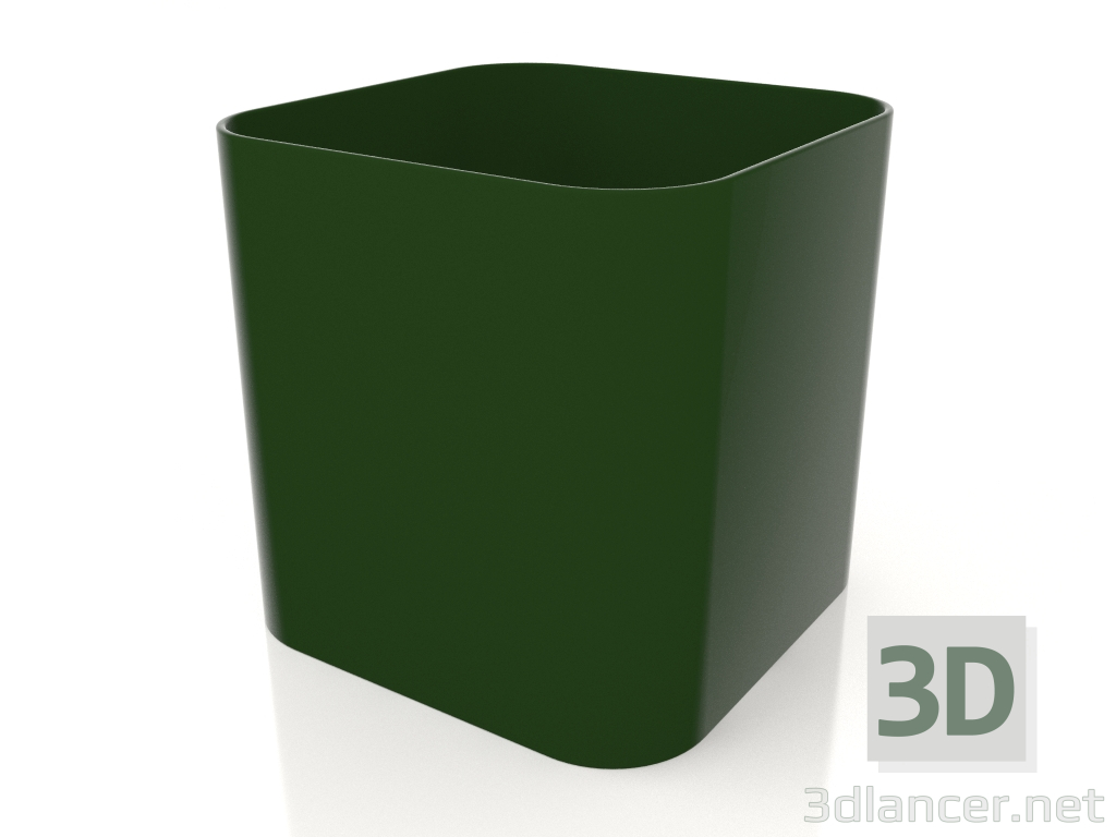 3d модель Горщик для рослини 1 (Bottle green) – превью