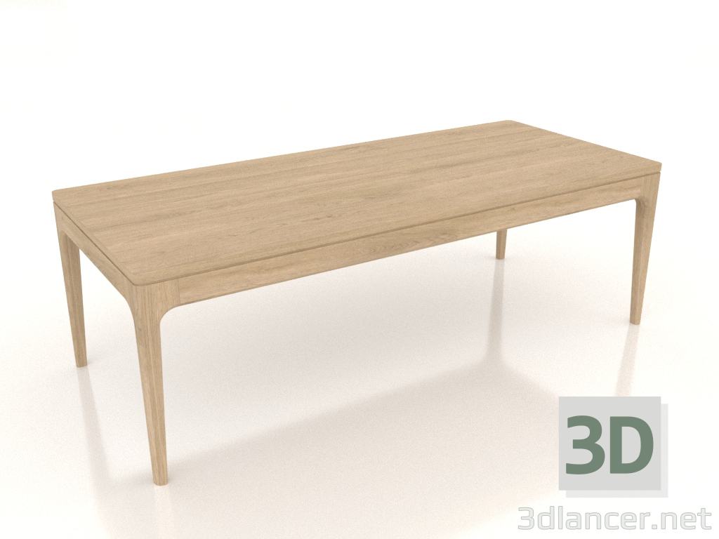3 डी मॉडल उच्च कॉफी टेबल FARGO 1400x600x450 मिमी (हल्का ओक) - पूर्वावलोकन