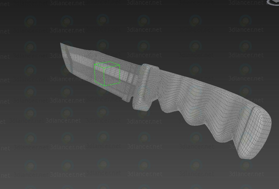 3d Нож модель купить - ракурс 3d Нож модель купить - ракурс