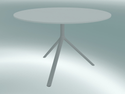 Tisch MIURA (9556-01 (Ø 110 cm), H 73 cm, weiß, weiß)