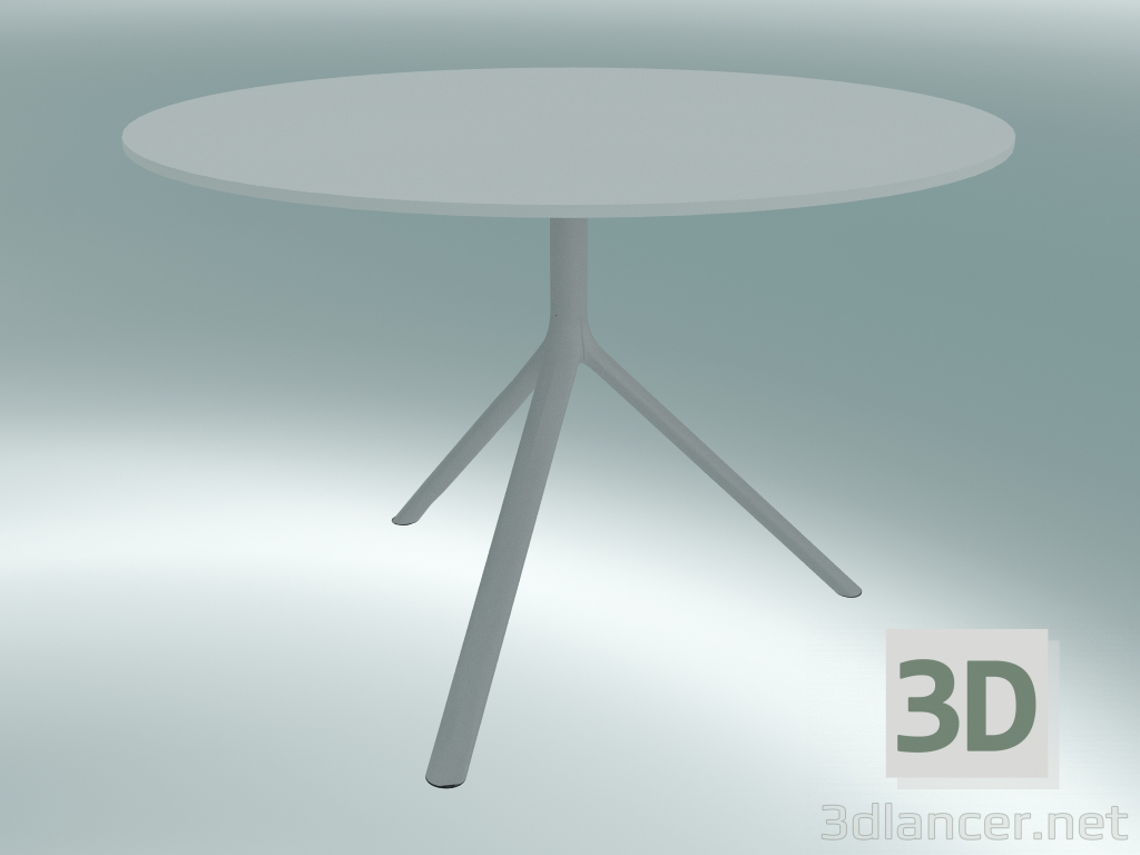 modèle 3D Table MIURA (9556-01 (Ø 110cm), H 73cm, blanc, blanc) - preview