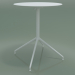 3d model Round table 5743 (H 72.5 - Ø59 cm, unfolded, White, V12) - preview