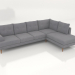 3d model Island corner sofa for 5 people - preview