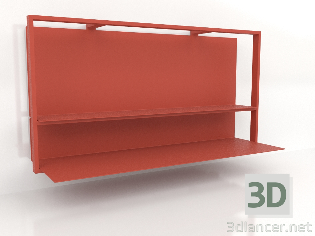 modello 3D Sistema di scaffali (composizione 08) - anteprima