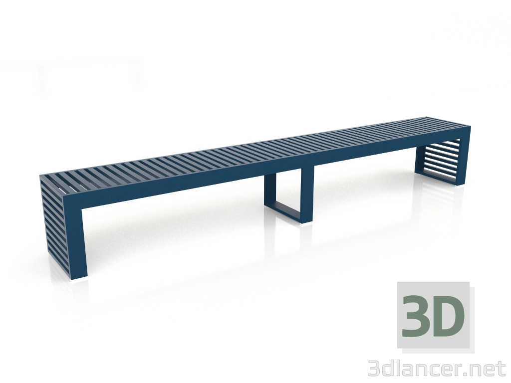 modello 3D Panca 281 (Grigio blu) - anteprima