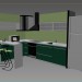 3d model Kitchen interior - preview