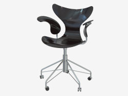 Office chair Lily (black lacquer)