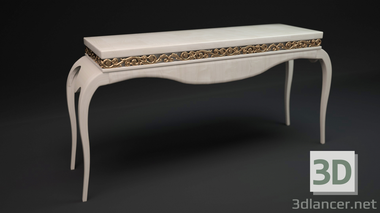 3d model Console table - preview