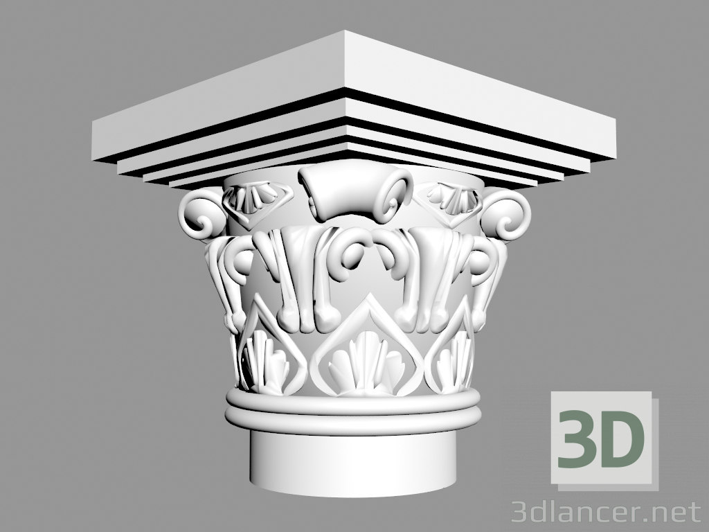 3D modeli Sütunlar (sermaye) L913 (1) - önizleme