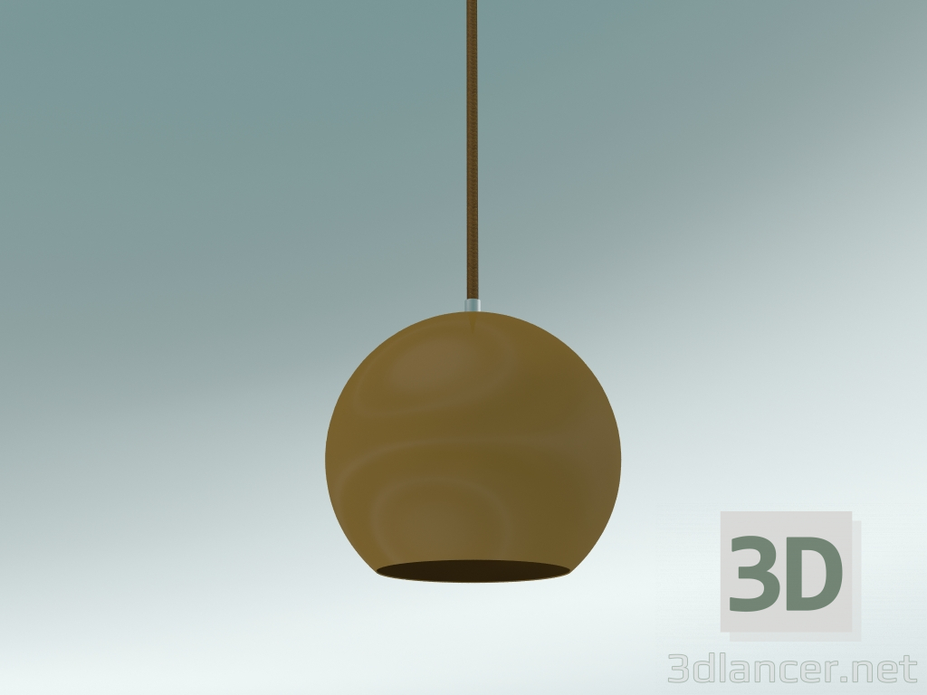 3D Modell Pendelleuchte Topan (VP6, Ø21cm, H 19cm, Senf) - Vorschau