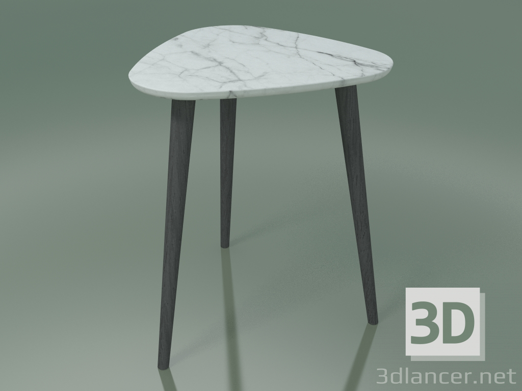 3D modeli Yan sehpa (244, Mermer, Gri) - önizleme