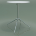 3D Modell Runder Tisch 5743 (H 72,5 - Ø 59 cm, entfaltet, weiß, LU1) - Vorschau