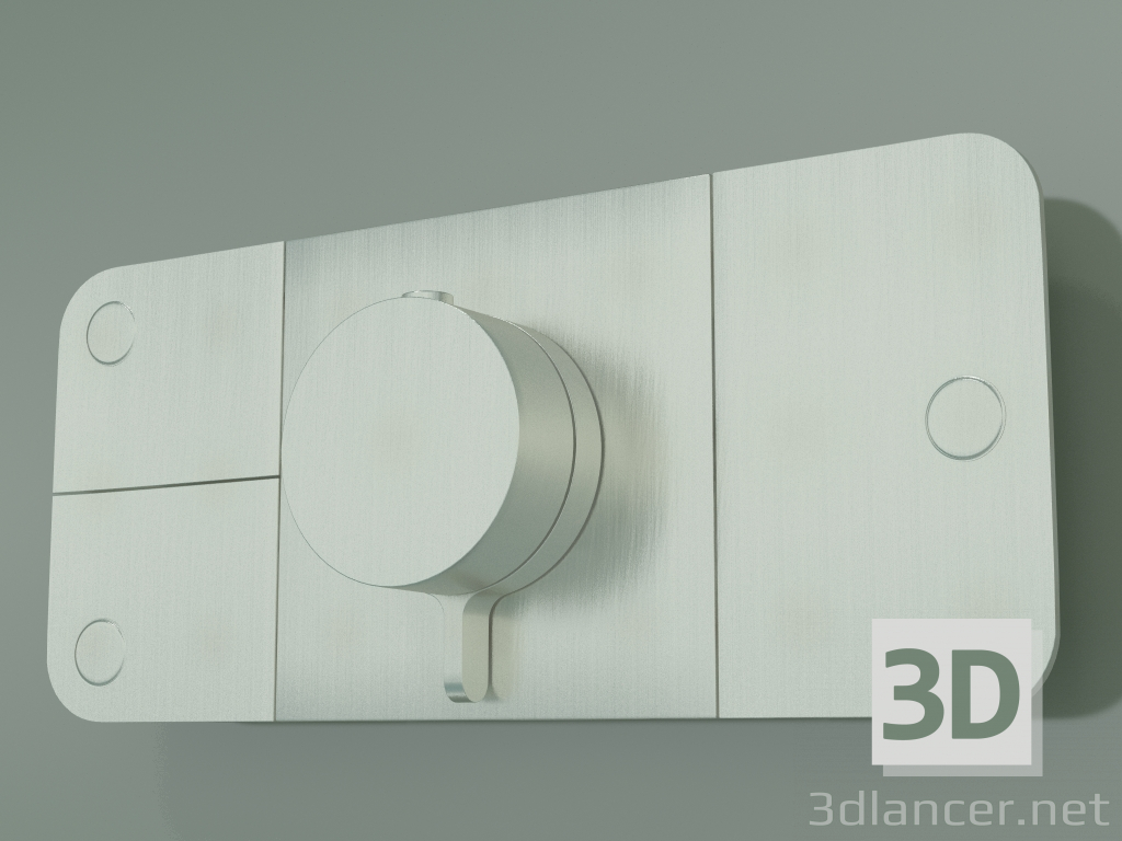 3D modeli Duş bataryası, 3 çıkış (45713820) - önizleme