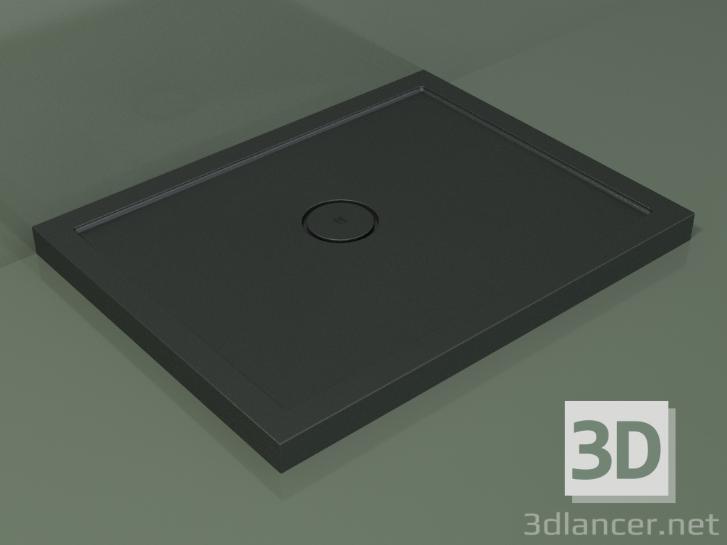 3D modeli Duş teknesi Medio (30UM0110, Deep Nocturne C38, 90x70 cm) - önizleme