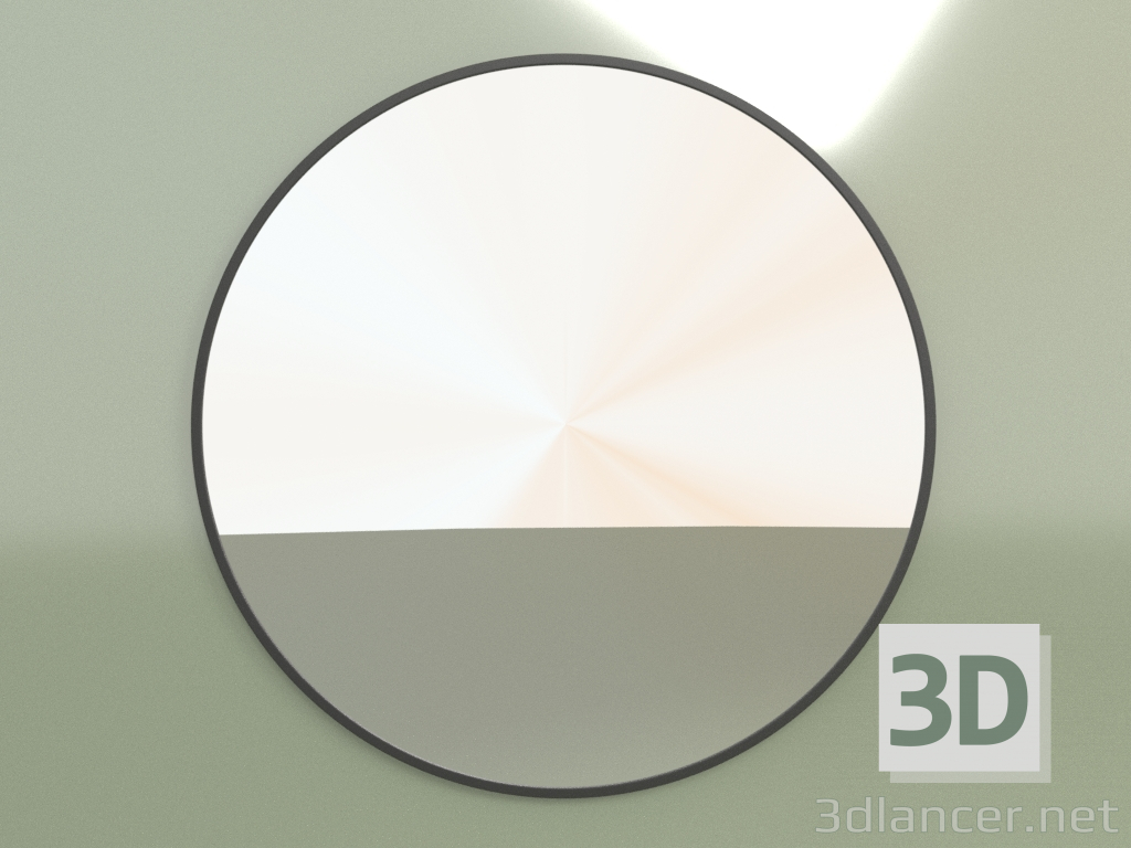 3d model Mirror round MDF - preview