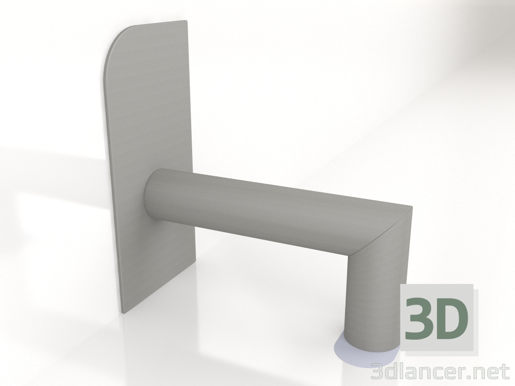 3D Modell Sitzrollen-Anlehnschiene RL04P - Vorschau
