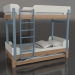 3 डी मॉडल चारपाई बिस्तर ट्यून यू (UZTUA2) - पूर्वावलोकन