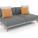 3d model Sofa module, section 4 (Blue gray) - preview