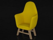 жовтий стілець
