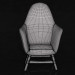 3d model yellow chair - preview