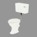 modèle 3D Toilettes avec un réservoir à faible Oxford - preview