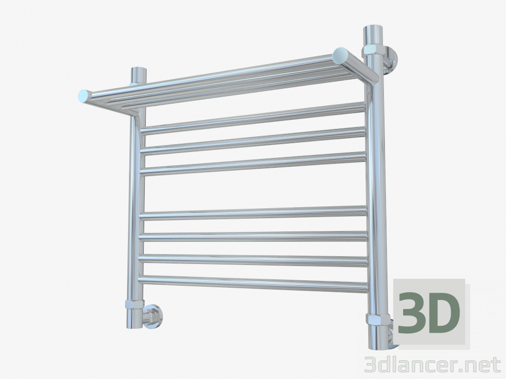 modèle 3D Porte-serviettes chauffant Bohême avec une étagère (500x500) - preview