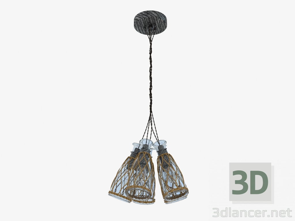 3d model Suspended luminaire RAPPE (H099-05-B) - preview