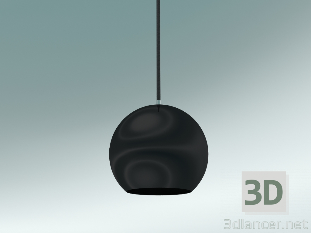 3D modeli Sarkıt Topan (VP6, Ø21cm, H 19cm, Siyah) - önizleme