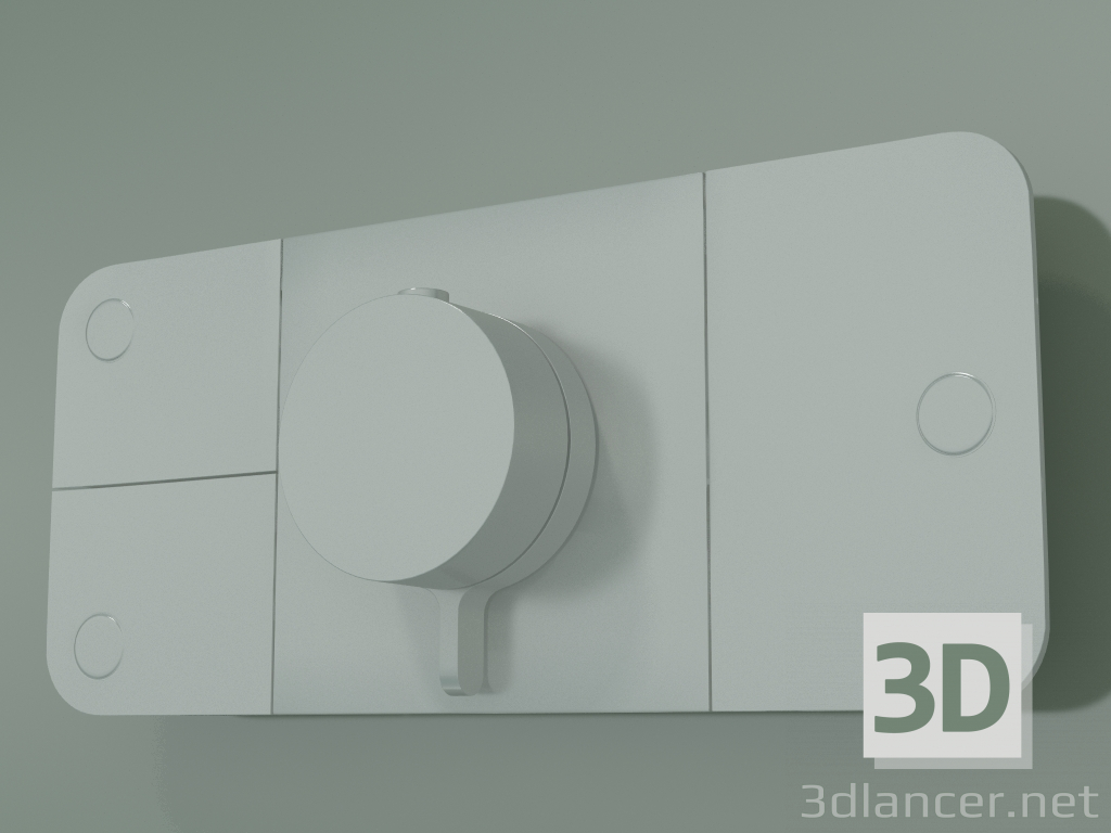 3D modeli Duş bataryası, 3 çıkış (45713800) - önizleme