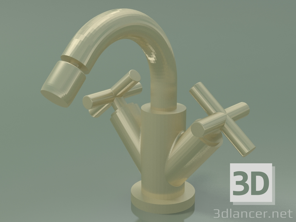 3d model Single hole bidet mixer with waste (24 510 892-28) - preview