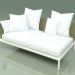 modello 3D Modulo divano destro 004 (Metal Milk, Batyline Olive) - anteprima