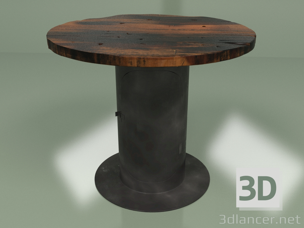 modèle 3D Table à manger ronde Tough - preview