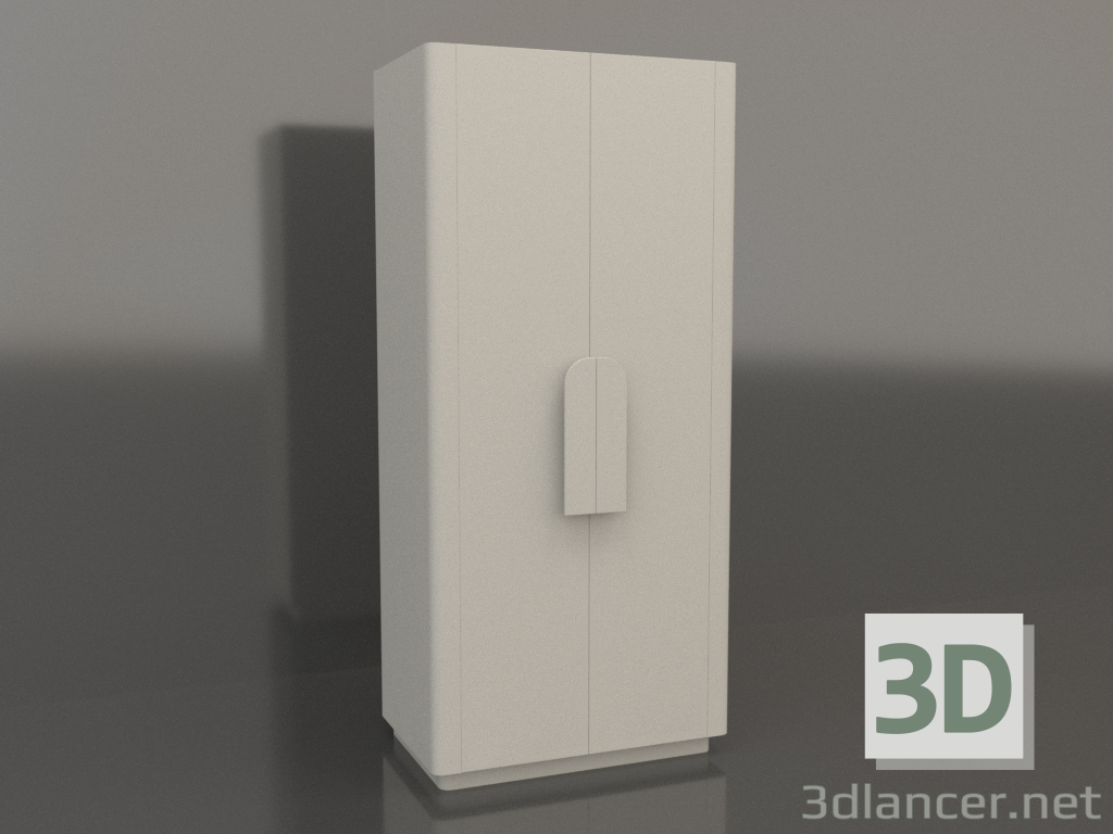 3D Modell Kleiderschrank MW 04 Lack (Option 2, 1000x650x2200, beige) - Vorschau