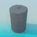 3d model Garbage pail - preview
