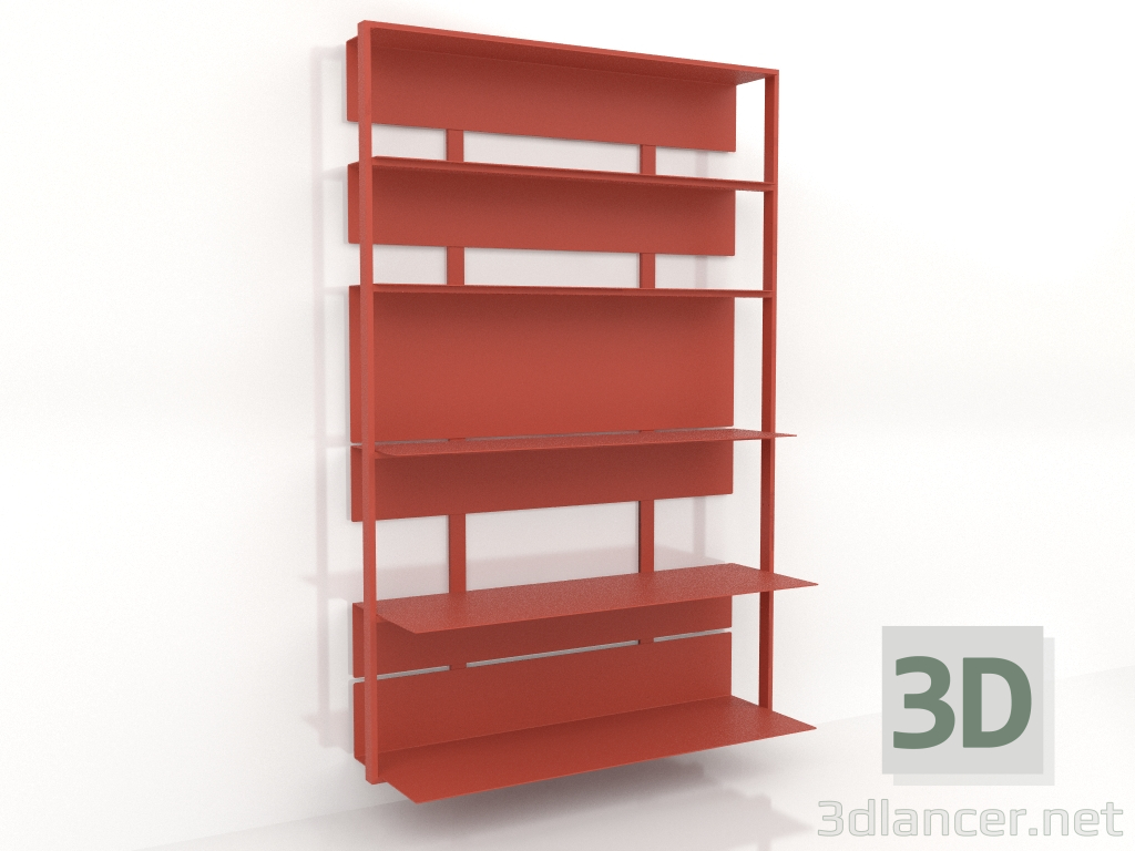 modello 3D Sistema di scaffali (composizione 10) - anteprima
