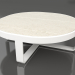 3d model Round coffee table Ø90 (DEKTON Danae, White) - preview