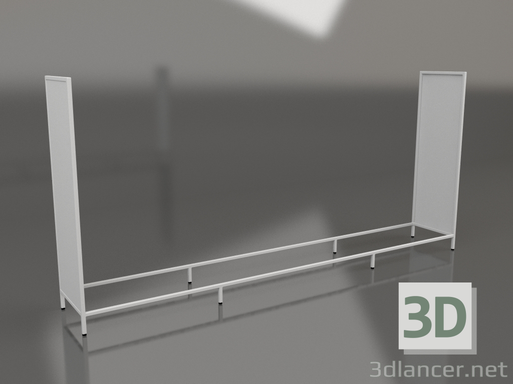 3D Modell Island V1 (hoch) auf 60 Frame 7 (grau) - Vorschau