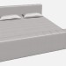 3D Modell Doppel Bett ASTOR - Vorschau