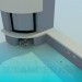 3D Modell Kamin mit Hintergrundbeleuchtung - Vorschau