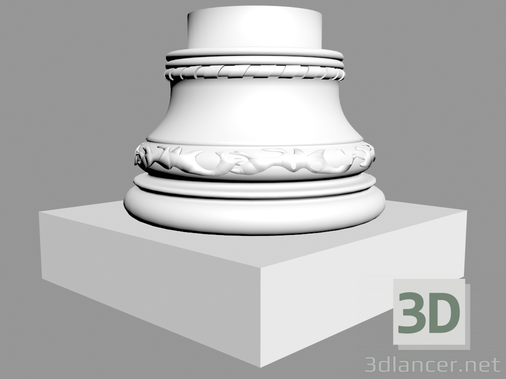 3D modeli Sütun (taban) L913 (3) - önizleme