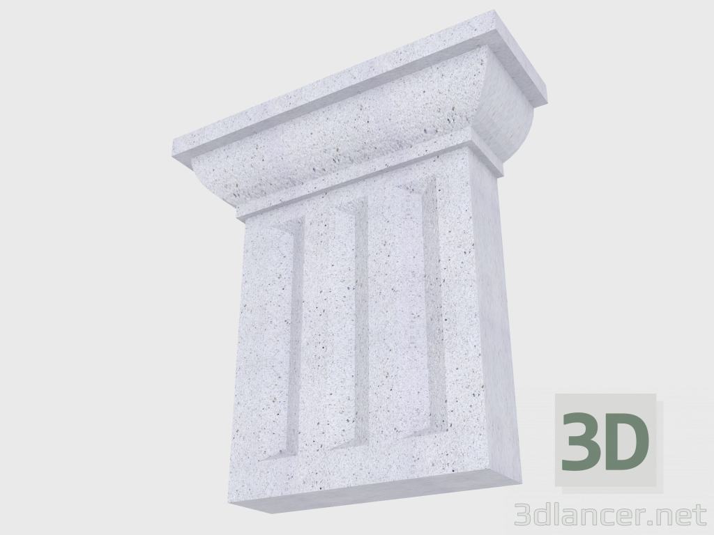 modello 3D Staffa anteriore (FT25T) - anteprima