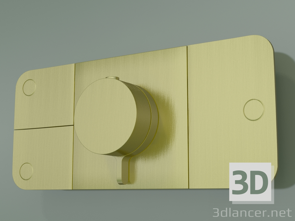 3D Modell Duschhahn, 3 Steckdosen (45713950) - Vorschau