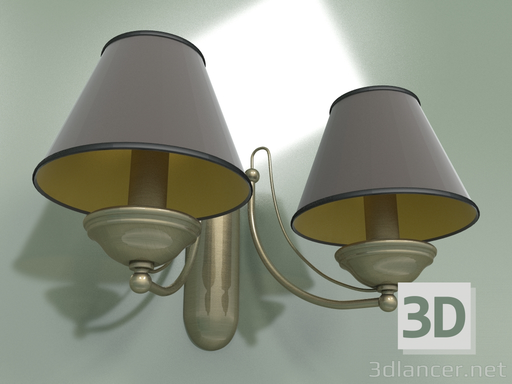 modello 3D Lampada da parete N ABAZUR NK-2 (PA) - anteprima
